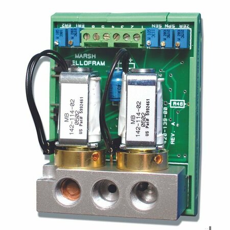 BELLOFRAM PRECISION CONTROLS Circuit-Card Pressure Regulator, T3110, 0-30 PSIG, 0-10V Power, TTL Logic Output 3110TE0G030D0000